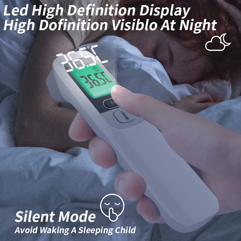 Детский термометр для ушей на лбу температуры цифровой инфракрасный тела