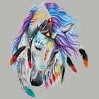 Летние футболки Платья Переводные для одежды железные наклейки для одежды Переводные Diy Новые аксессуары для одежды Этническая лошадь