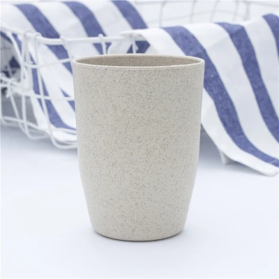 

Nordic Style Plastic Tea Cups Eco-Friendly Wheat Straw Cup Coffee Tea Milk Drink Cup Toothbrush Cup for Home Bathroom Coffee Mug