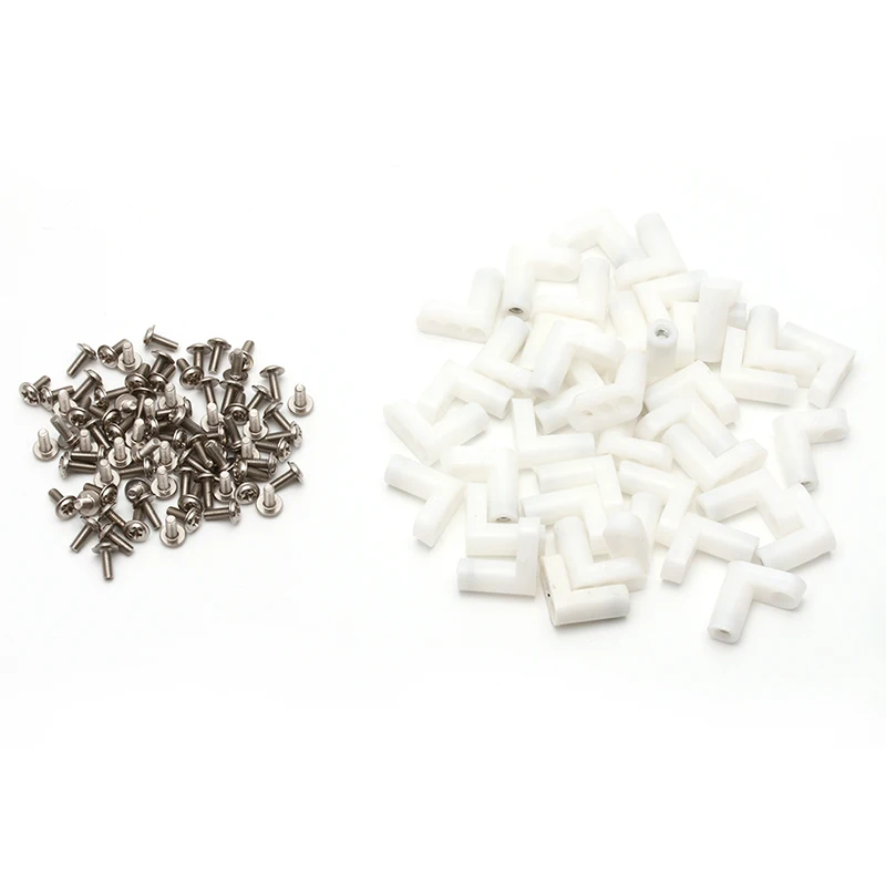 

40Pcs/Set L Type PCB Mounting Feet with Screw for Arcade JAMMA MAME Game Board