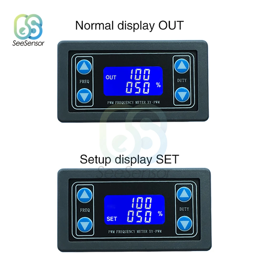 1 Гц-150 кГц ЖК-цифровой дисплей PWM импульсная Частота Рабочий цикл Регулируемый