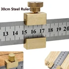 Линейка угловая 30 см из стали линейка; Деревообработка, латунный локатор, позиционирование блока, линейка, измеритель, инструменты для деревообработки