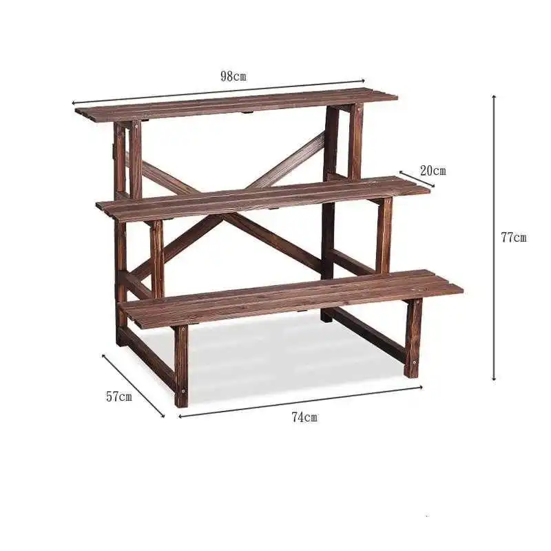 

Etagere Pour Plante, садовые деревянные полки для растений, Rak Bunga, уличная подставка, украшение балкона, полка для цветов и растений