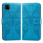 Роскошный чехол для телефона Huawei Y5P, чехол с 3D тиснением в виде бабочки, держатель для карт Honor 9S, чехол-книжка