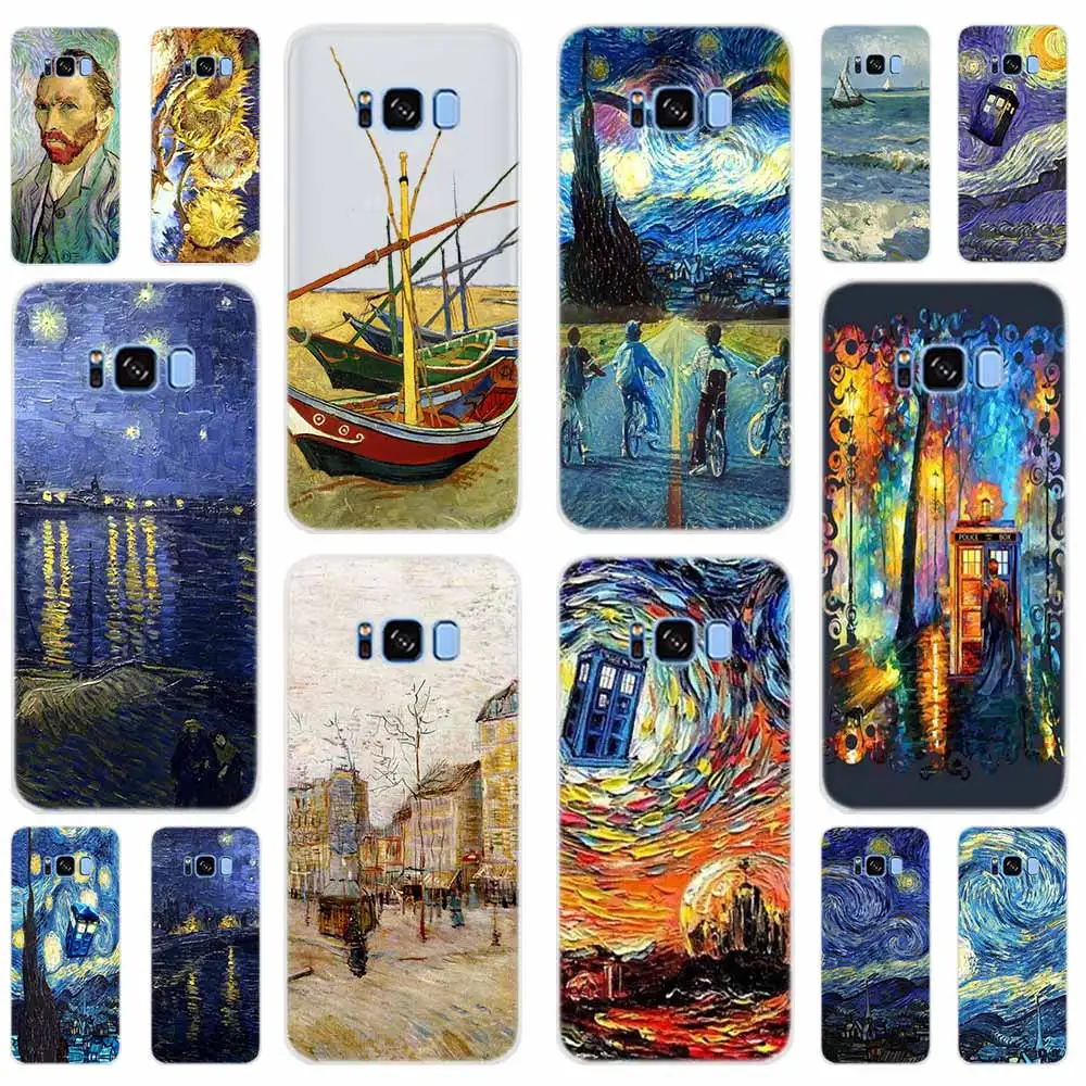 Чехол для телефона Samsung Galaxy S20 S21 S8 S9 S10 S11 Plus S10E Lite Ultra S7 Edge Doctor who van gogh Art Uitra|Бамперы| |