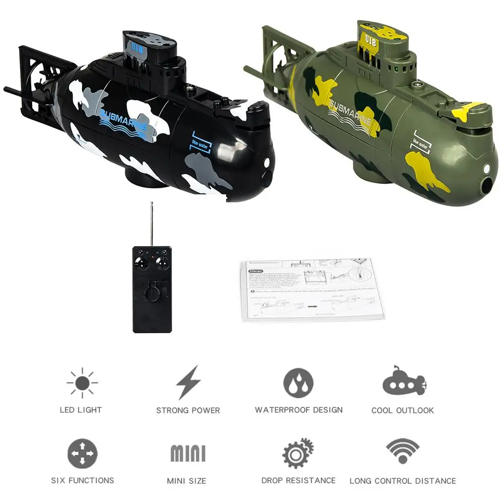 Мини-субмарина с дистанционным управлением скорость Лодка на дистанционном