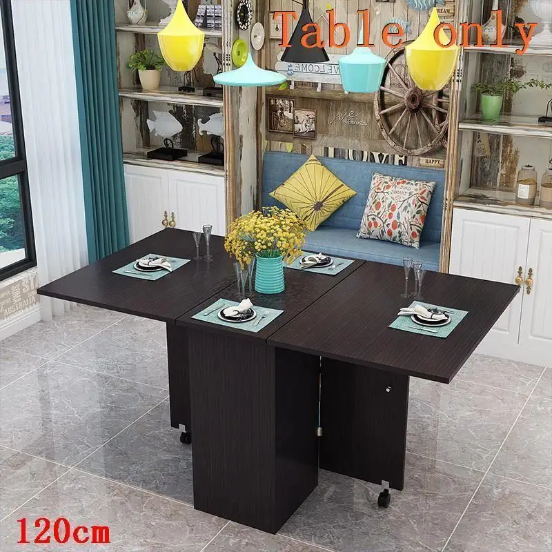 Винтажный деревянный складной столик для столовой| |