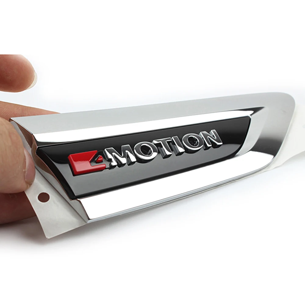 Автомобильное боковое крыло 4 эмблемы с логотипом движения 3D наклейка отделкой