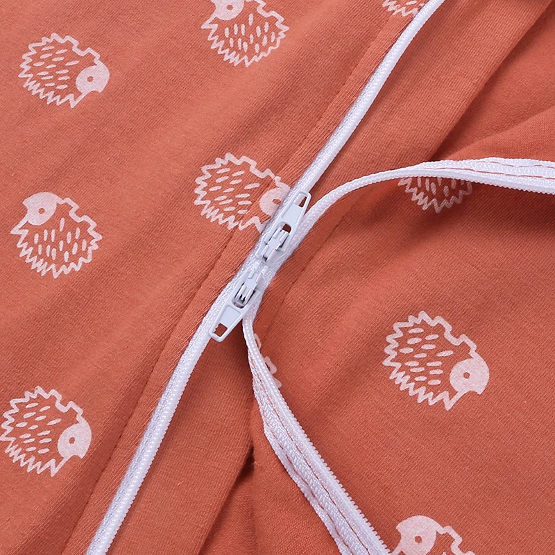 Комбинезон для новорожденных девочек оранжевый с длинным рукавом Детский