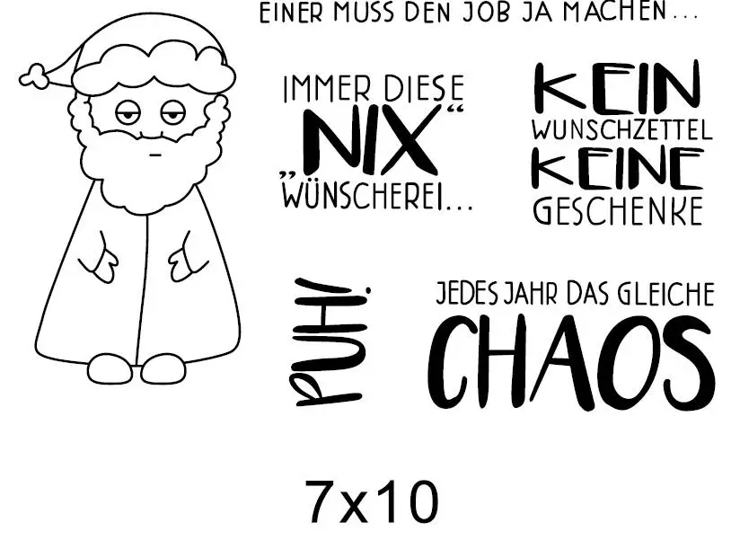 Немецкий прозрачный силиконовый штамп/печать для DIY скрапбукинга/альбом