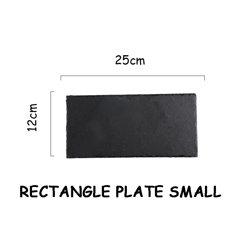 D Rectangle Plate S Обеденная тарелка, поднос для суши, тарелка для барбекю, тарелка для пиццы, плоский поднос, поднос для суши, Рождественская тарелка, набор посуды, 1 шт - Цвет: D Rectangle Plate S