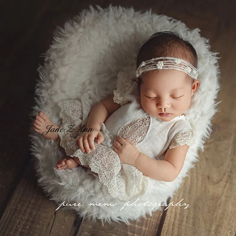 

Белое кружевное платье для маленьких принцесс Jane Z Ann, стильное боди, 2 размера, для новорожденных/1 год, одежда для студийной стрельбы ручной работы