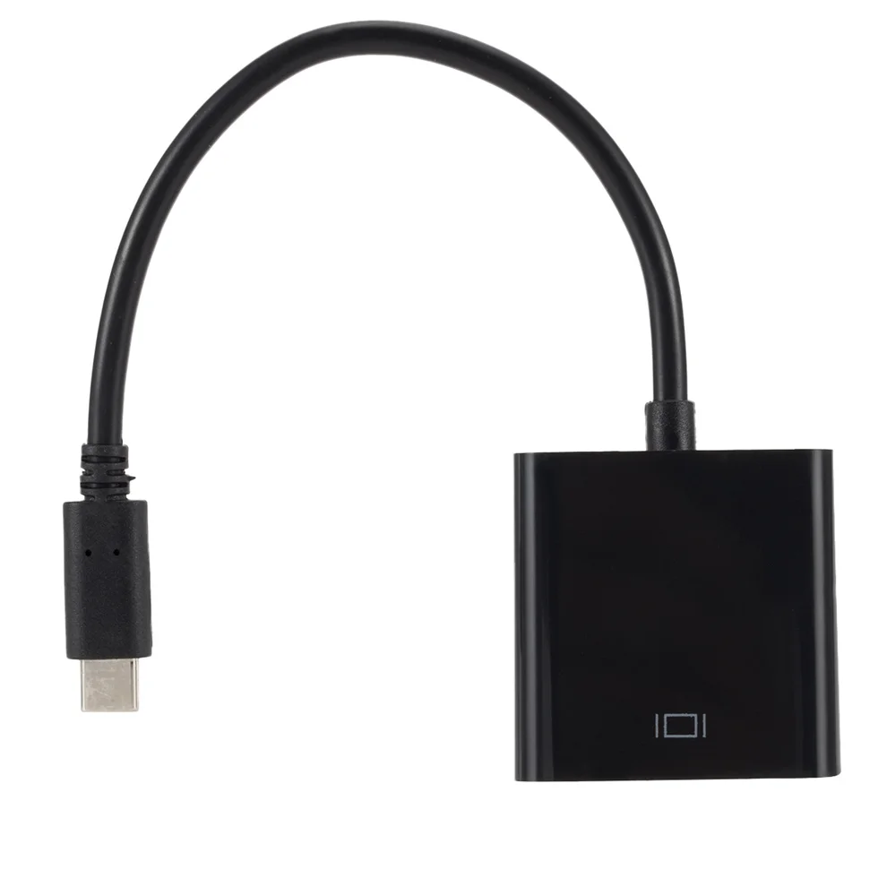 Адаптер Lcckaa Type-C к VGA Cbale 1080P USB C 3 1 адаптер для MacBook телевизионного монитора