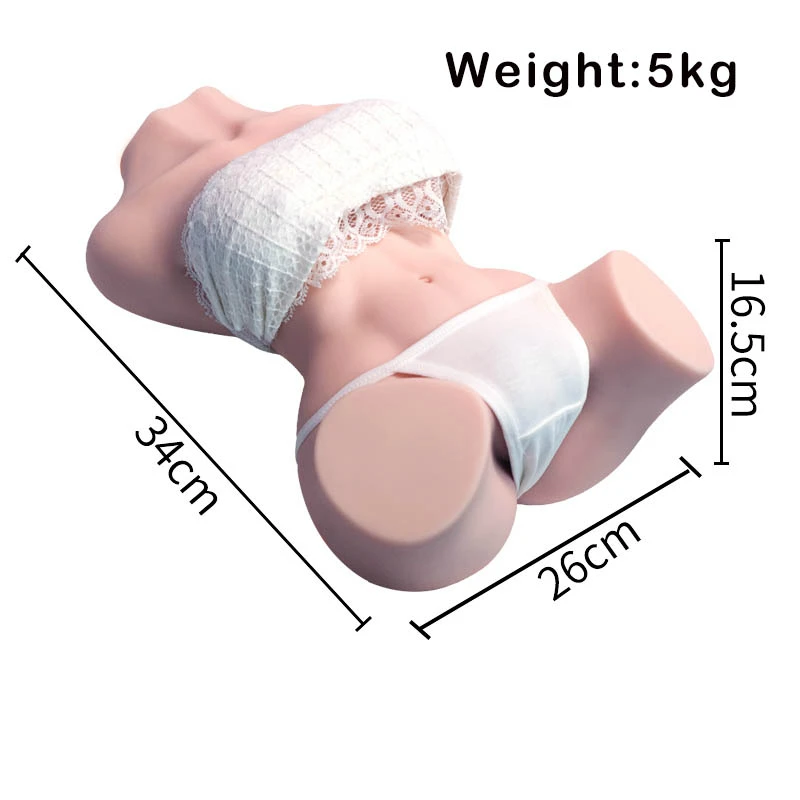 Большой реалистичный на груди половина для тела секс кукла мужчин Реалистичная