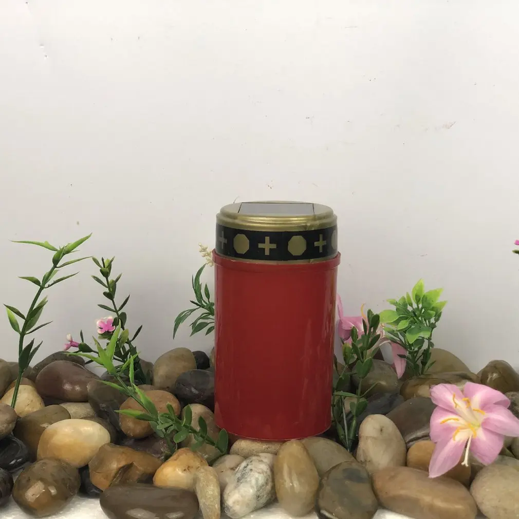 

Solar Cemetery LED Light Home Decoration Furnishings Ground lamp PVC Hand made Geometry Amorphous silicon solar panel