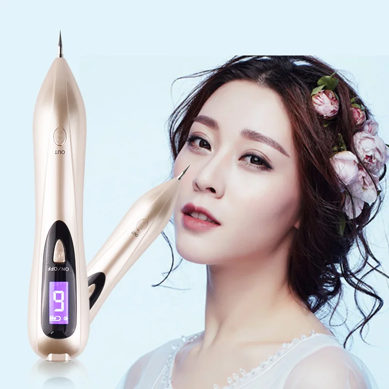 Новинка 6 уровней лазерная плазменная ручка точечный моль массаж лица веснушка