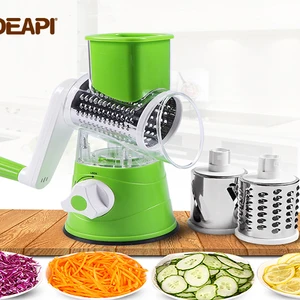 ydeapi manual vegetable cutter slicer multifunctional round mandoline slicer potato cheese kitchen gadgets kitchen accessories free global shipping