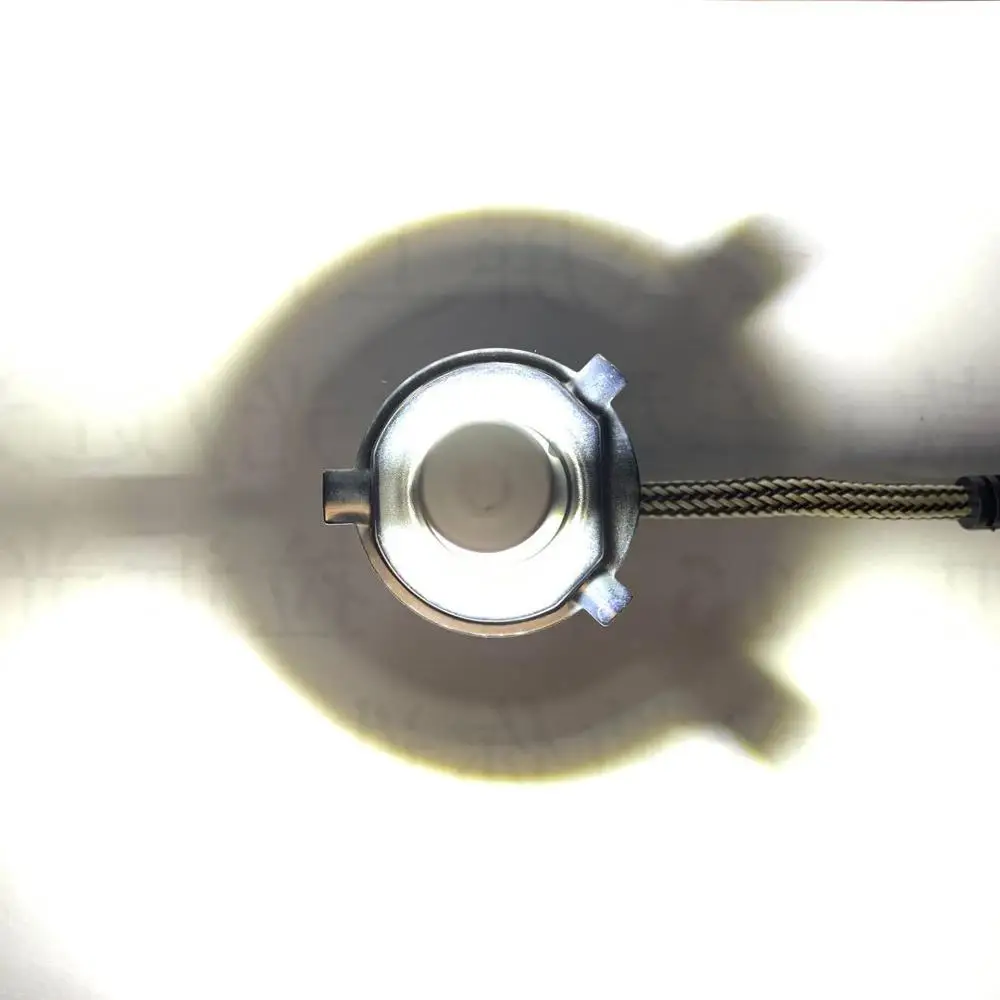 Новый комплект светодиодных автомобильных фар Mini H4 H7 белые лампы 6500K 3000K золотые