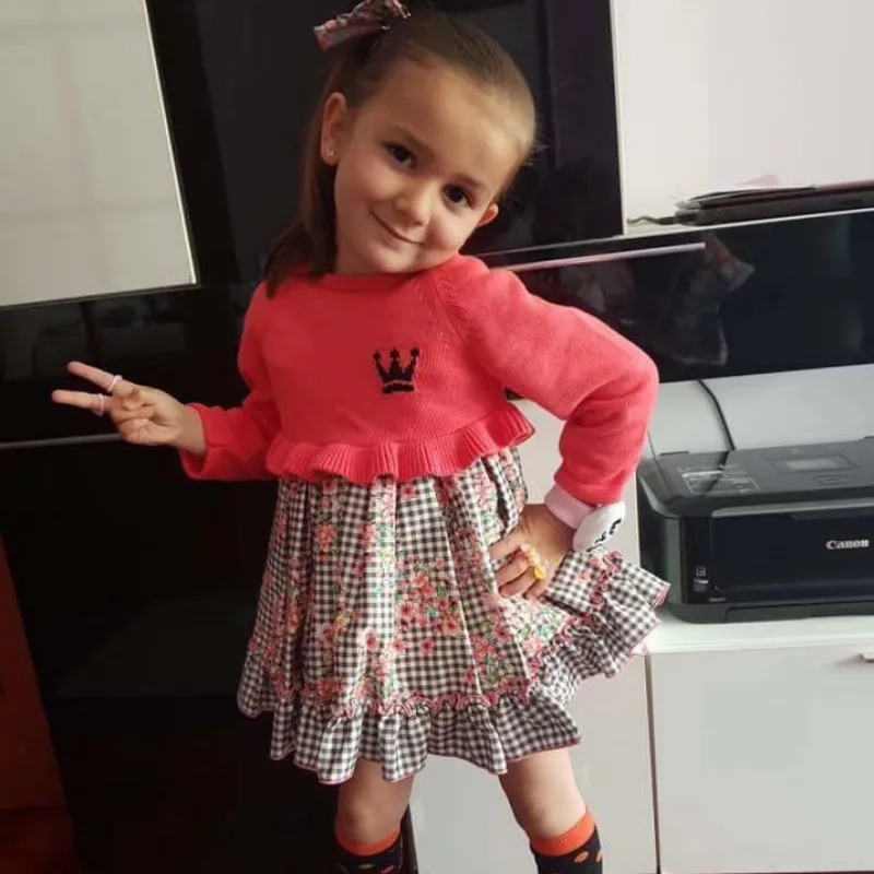 Коллекция 2019 года осенняя испанская детская одежда свитер с длинными рукавами