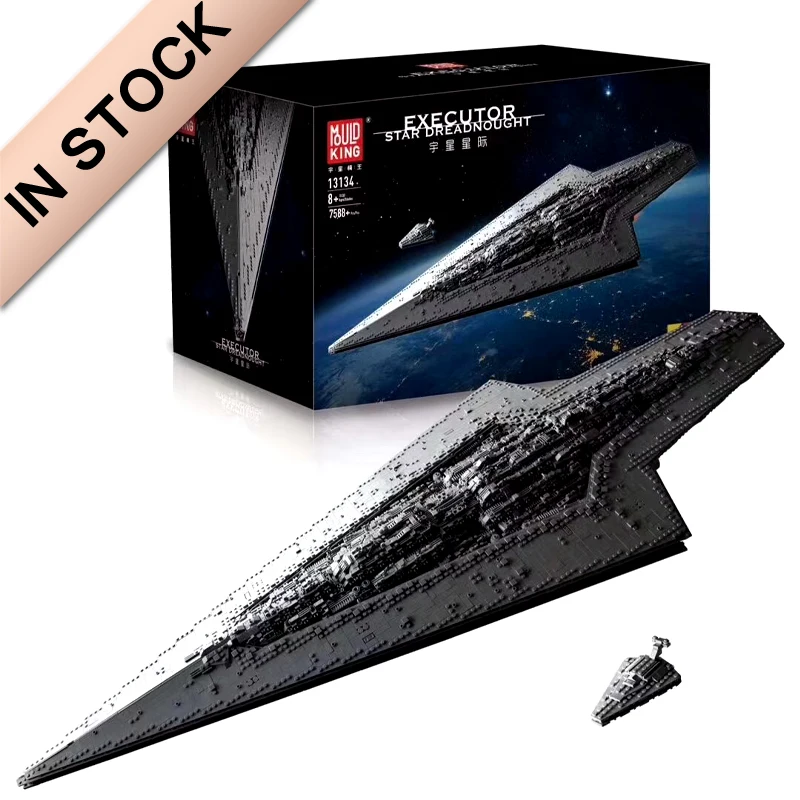 13134 MOC Звездные войны серии супер Звездный Разрушитель строительные блоки кирпичи совместимы 05028 10221 игрушки для детей космический корабль
