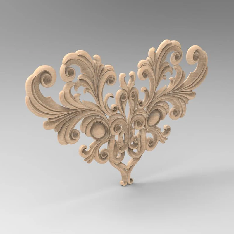 digital file 3d model Butterfly carving flower STL relief models for CNC Artcam Aspire Decors | Wood Router