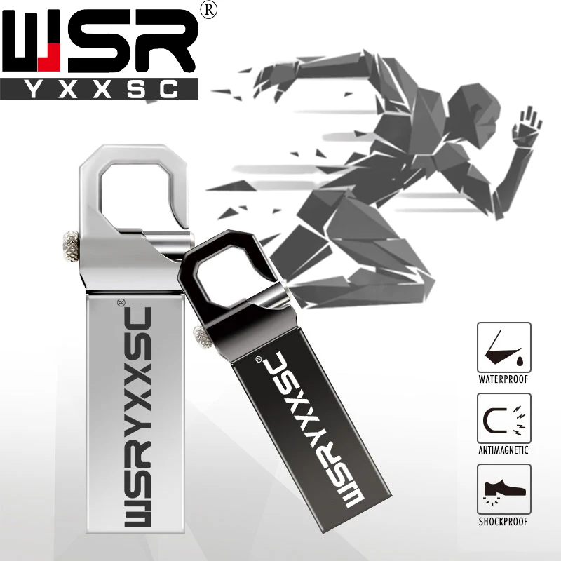 Wsryxxsc карту флэш-памяти с интерфейсом usb Водонепроницаемый флэш-накопитель 64 ГБ 32