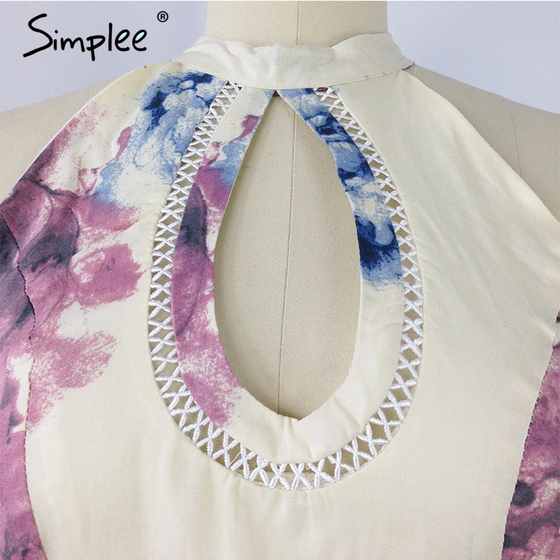 Женские комбинезоны Simplee с оборками 2019 женский комбинезон цветочным принтом