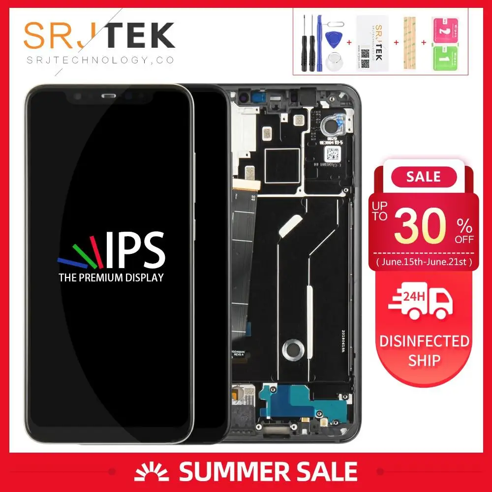 AMOLED/IPS для XiaoMi Mi8 SE Дисплей Матрица сенсорный экран дигитайзер сенсор Mi 8 ЖК