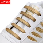 Силиконовые шнурки 12 шт.16 шт., эластичные, без завязывания, модные, для детей и взрослых, для бега, кроссовок, для ленивых