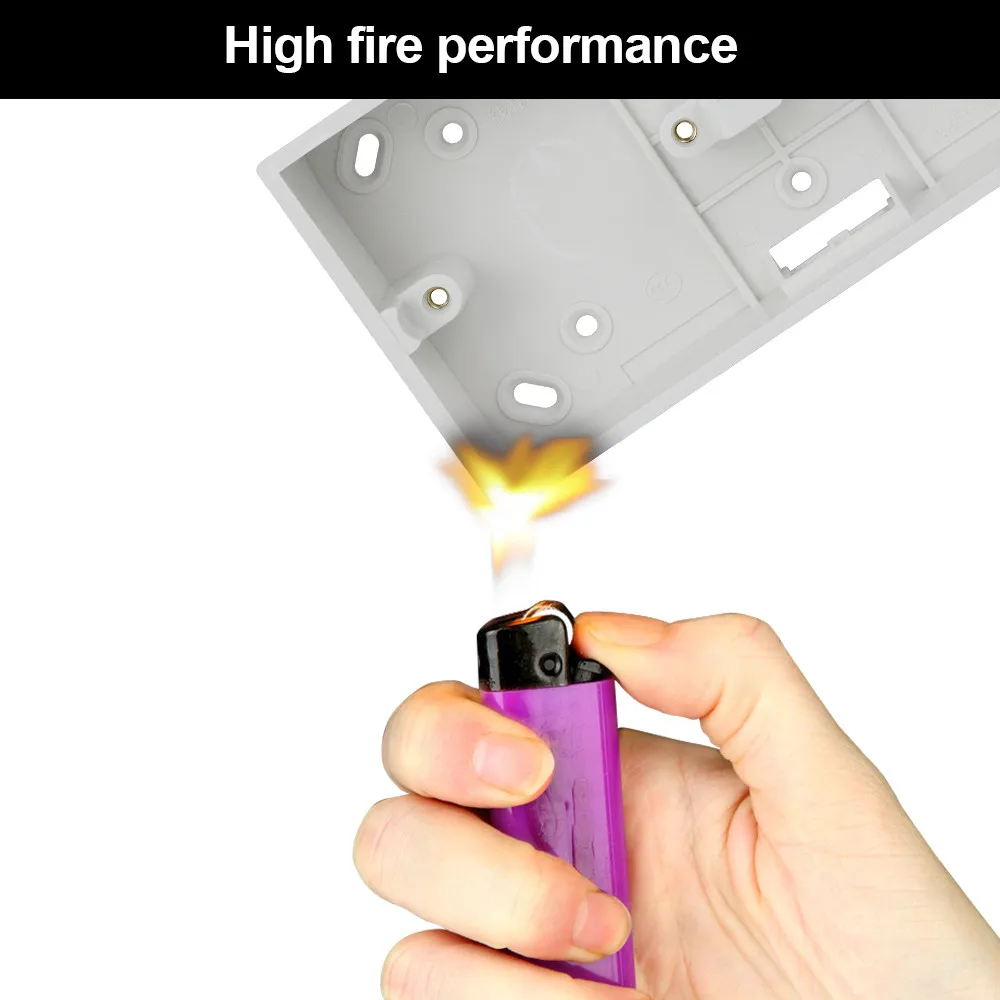 Высококачественная внешняя Монтажная коробка для 86 типов настенного