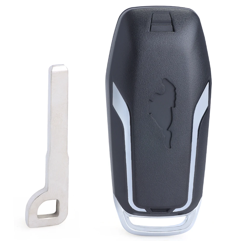 

KEYECU for Ford Mustang 2015 2016 2017 2018 Smart Remote Key Fob FR3T-15K601-EA 434MHz ID49 Chip