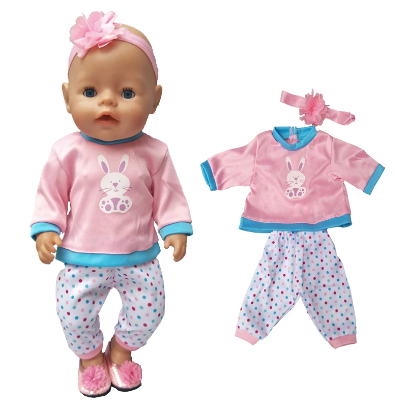 Наряд для куклы комплект одежды 18-дюймовых кукол подходит новорожденных