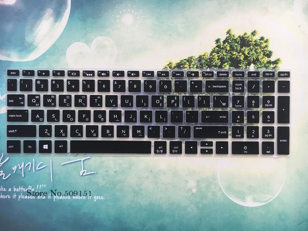 Защитный чехол для клавиатуры в Корейском стиле подходит 15 6 дюймового ноутбука HP