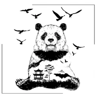 cute panda clear silicone stamps scrapbooking crafts decorate photo album embossing cards making clear stamps new