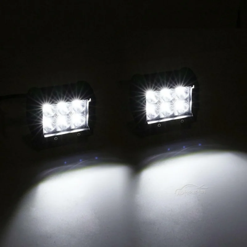 Водонепроницаемый светодиодный фонарь для внедорожника 18 Вт 6000K 12 В прожектор