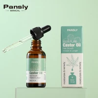 pansly castor seed oil eyebrow eyelash growth essence with combs mild maintenance nourish liquid eye lashes essential serum
