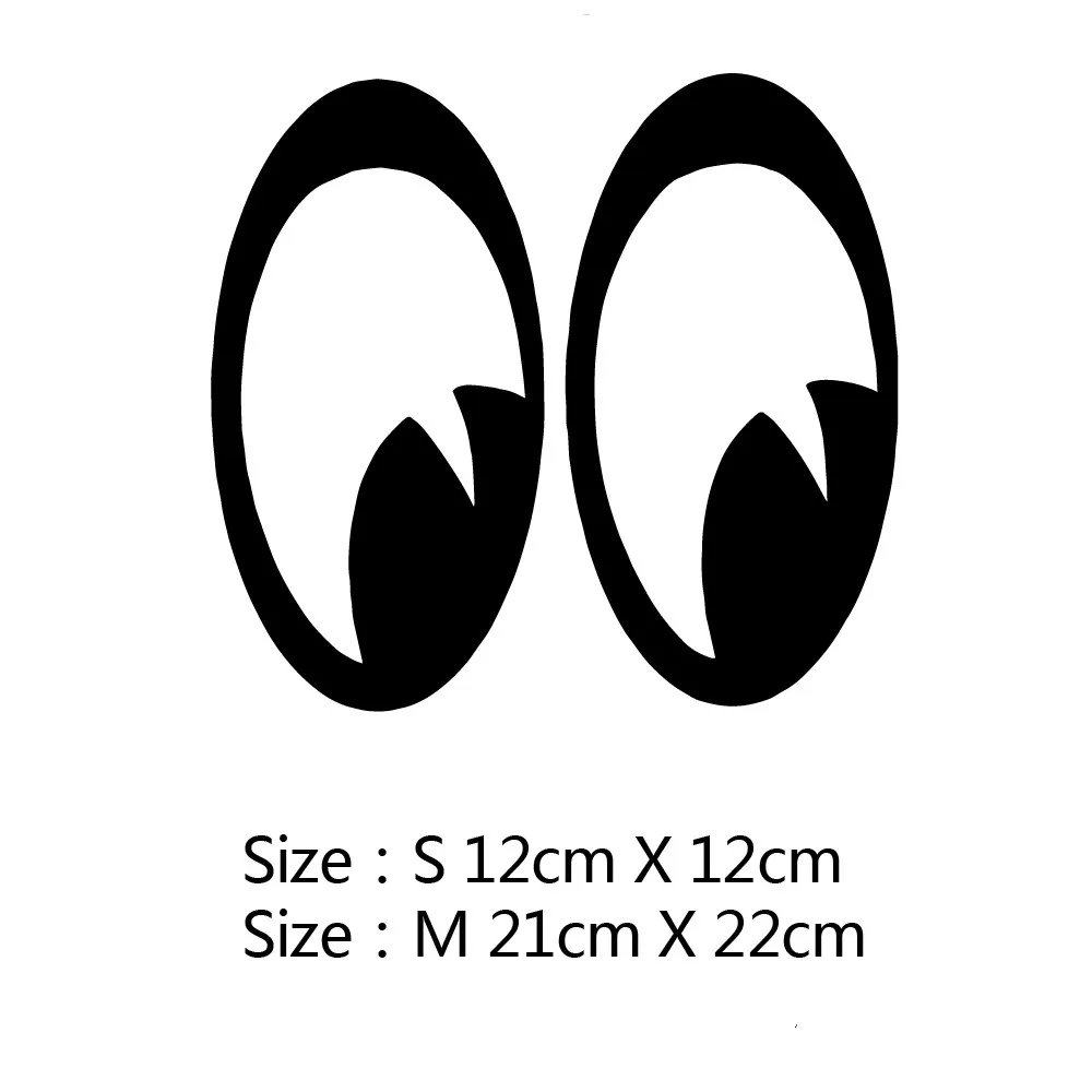 Интересные Мультяшные большие глаза автомобильные наклейки водонепроницаемая