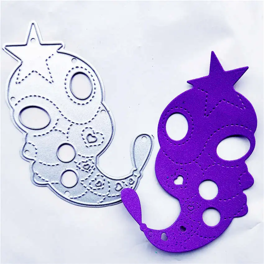 Звездочки червячного ножа металлические режущие штампы для скрапбукинга из