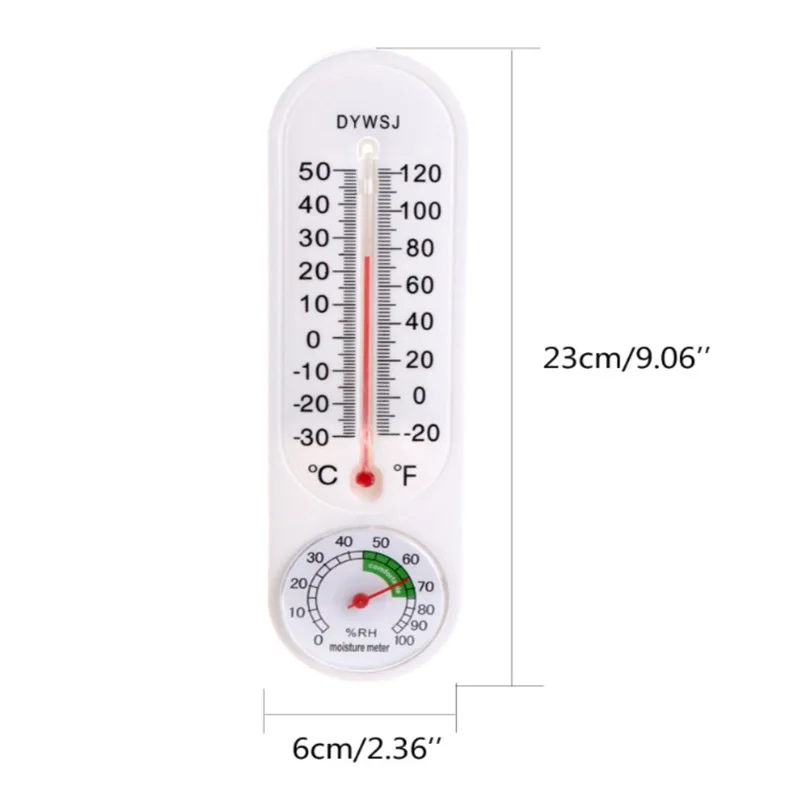 2020 Wall Thermometer Large Indoor Outdoor Home Garden Greenhouse Breeding Rooms |
