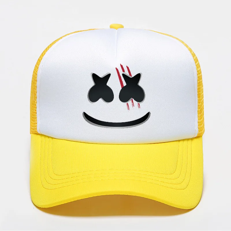 Хлопковые сахарные шляпы Marshmello Dj периферийная бейсболка Солнцезащитная Черная кепка поло шляпы bone avicii хип-хоп casquette gorras