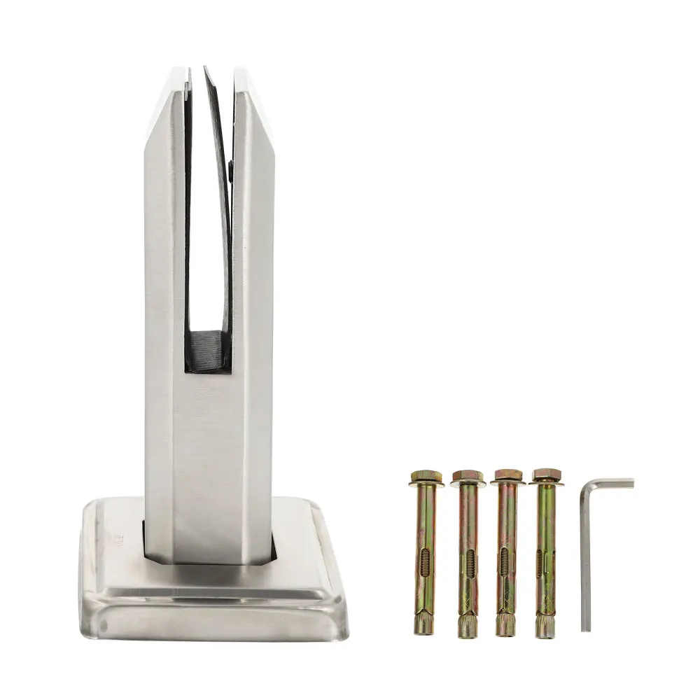 1 Набор полезный стеклянный настенный зажим для полки|Зажимы стекла| |