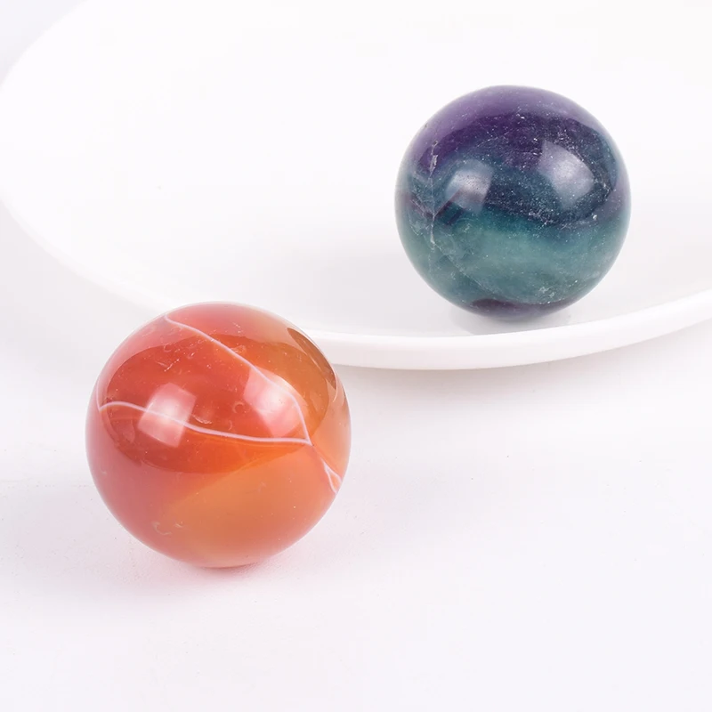 

Crystal Ball Undrilled 28 MM Chakra Sphere Yoni Egg Mineral Quartz Natural Stone Kegel Exercise Massage Tool Foot Hand Massager