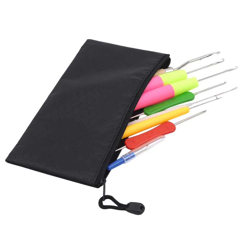 

Crochet Needle Kit 8pcs/Set Crochet With Tongue Knitting Tools Crochet Stitch Knitting Needles Craft Case Crochet Sewing Tool