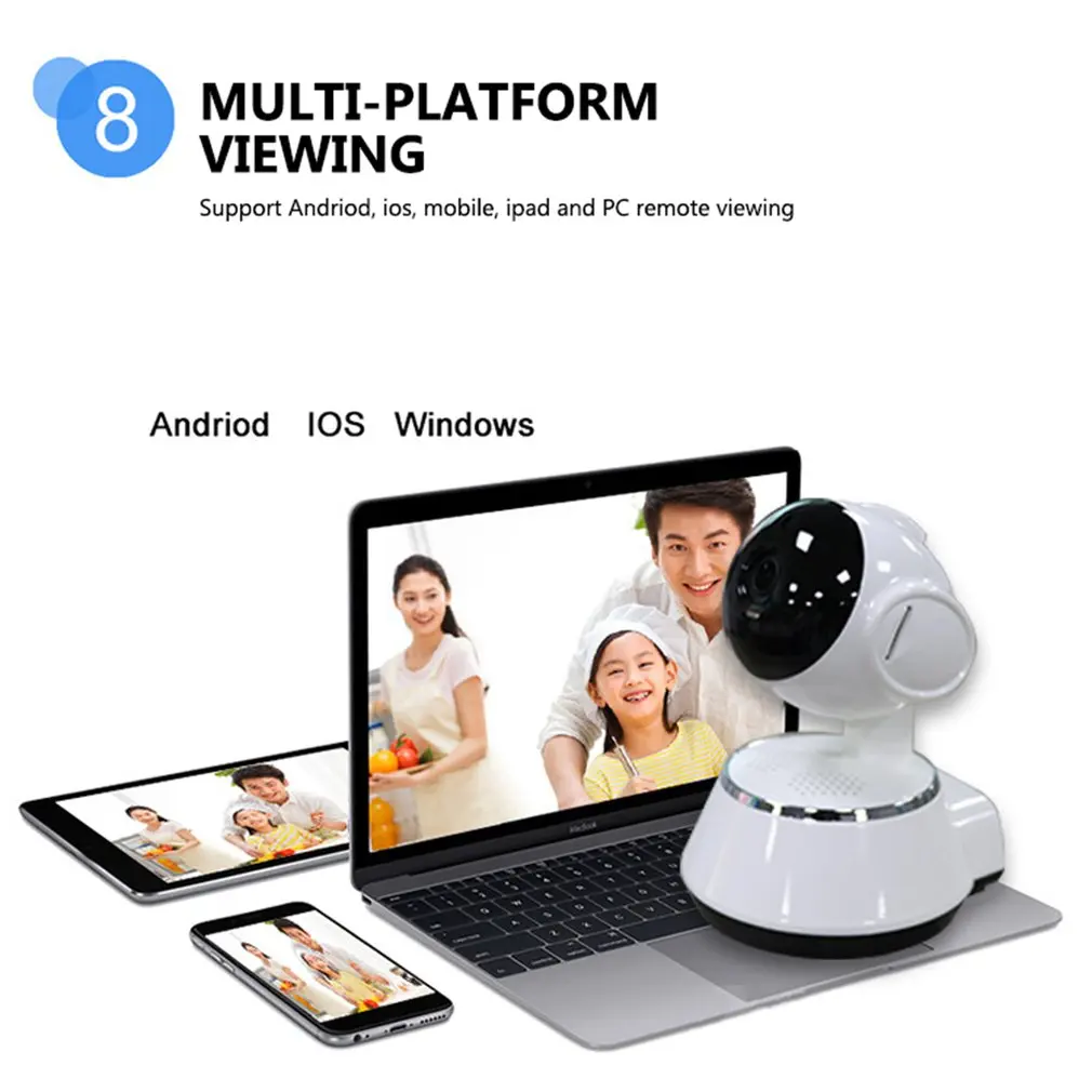 LESHP детский монитор Мини IP Камера 720P HD 3 6 мм Беспроводной интеллектуальная