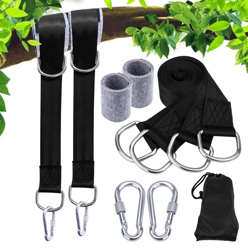 

Swing Hanging Straps, Outdoor Hammock Straps Adjustable Holds Swing Hanging Strap Kit for Tree Swing & Hammocks