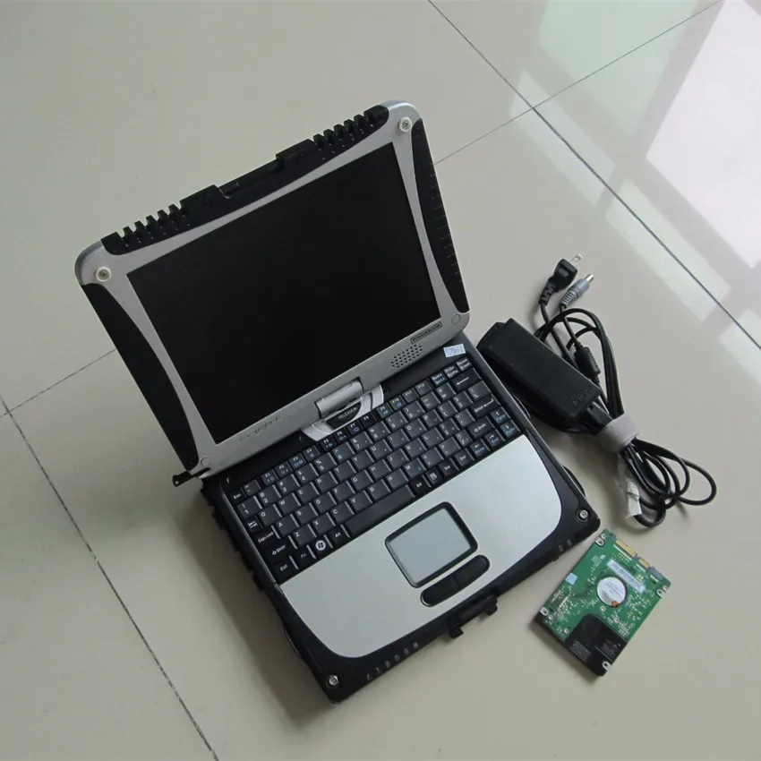Second Hand Computer Toughbook CF-19 CF 19 Car Diagnostic Laptop Touch Screen Ram 4g with Battery Best Price Hdd Mb c3 c4 c5 |
