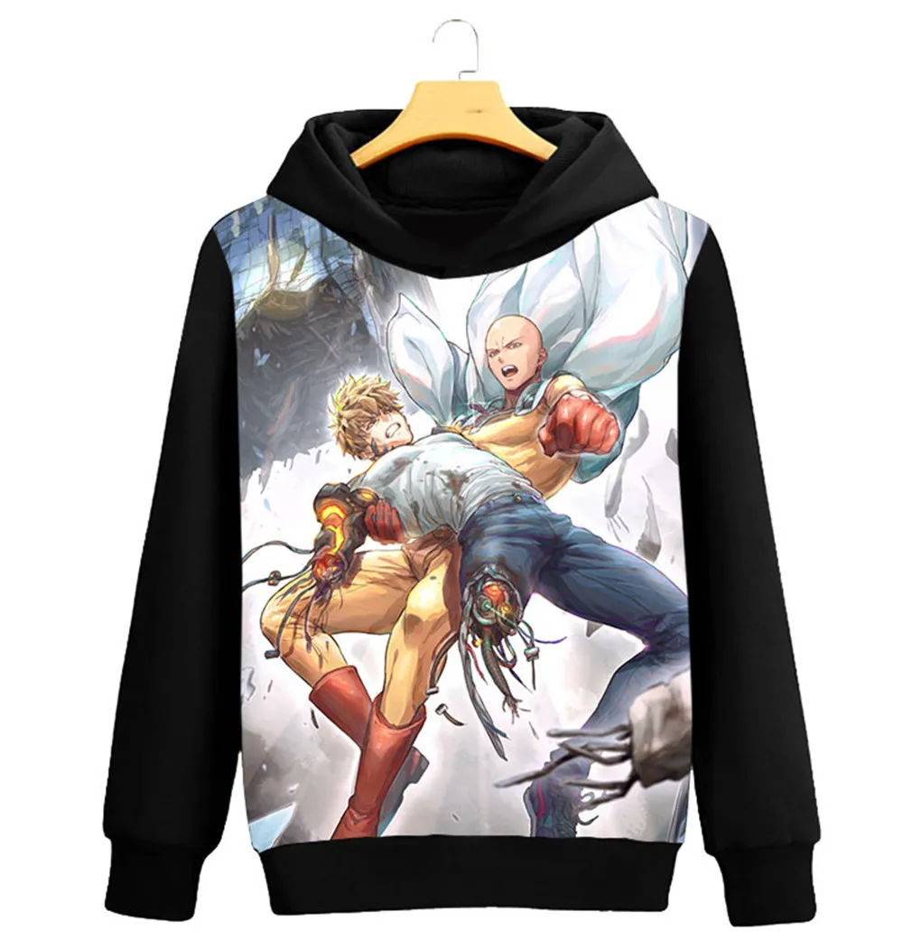 Косплей Аниме One Punch Man Season2 3DSweatshirt Kpop толстовки с капюшоном верхняя одежда Для