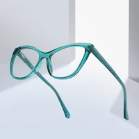 cat eye womens eyeglasses frames fashion optical anti blue light glasses frame for women retro myopia eyewear tr90 spectacles