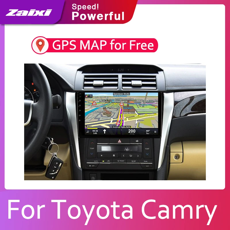 Автомобильный мультимедийный плеер ZaiXi Android 2 Din радио видео авто стерео GPS карта