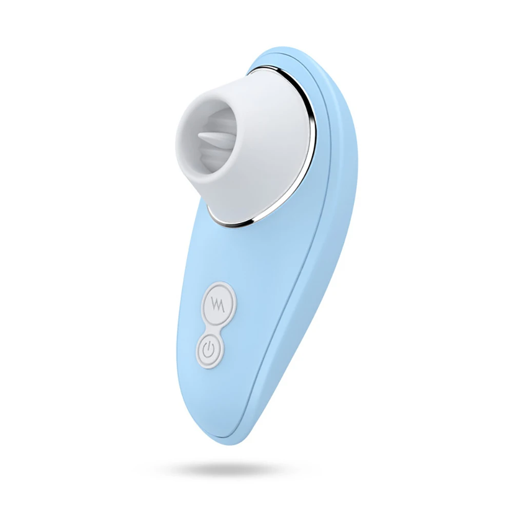 Вибратор для клитора 10 скоростей USB-зарядка на присосках вибрирующий язык Минет